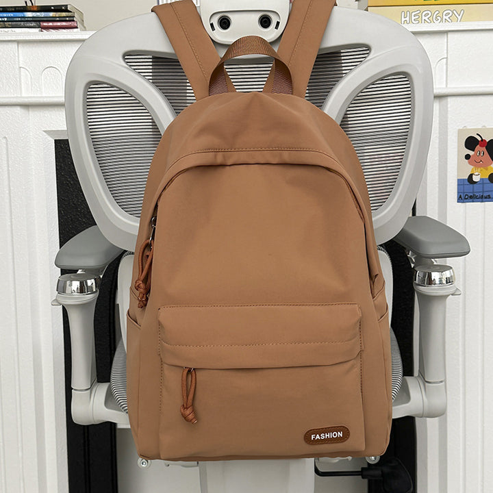 Stylish Casual Backpack with Cute Plush Charm Stornfield