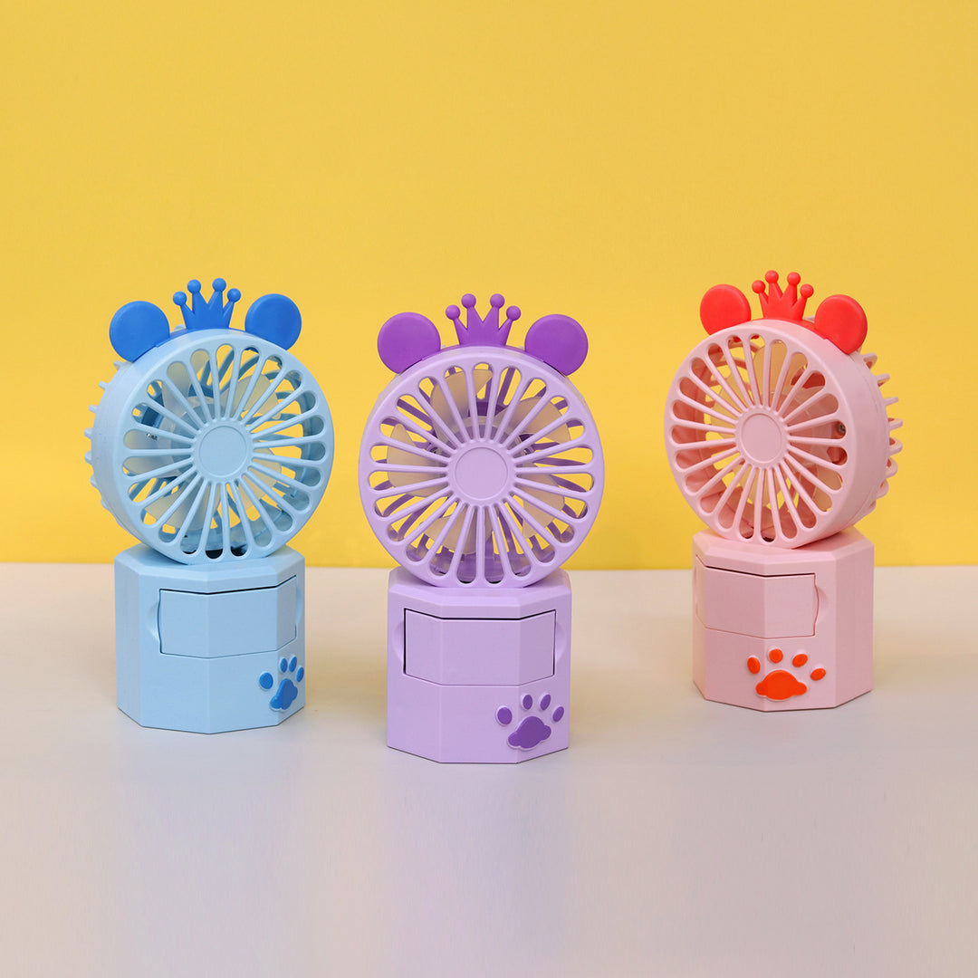 Unisex Portable Mini Fan with Animal Ears and USB Connection Stornfield
