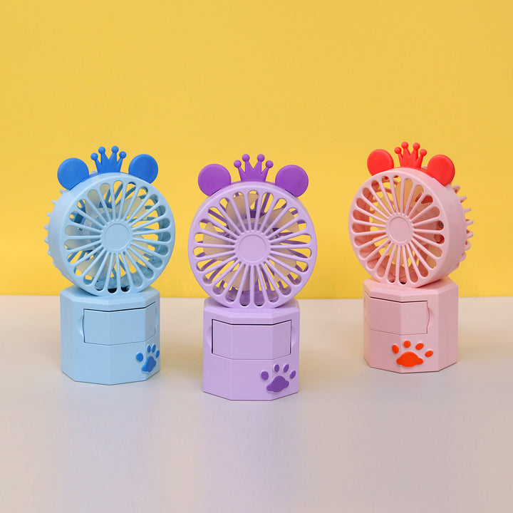 Unisex Portable Mini Fan with Animal Ears and USB Connection Stornfield