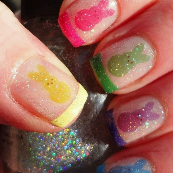 Festive Bunny Nail Art Enhancements Stornfield
