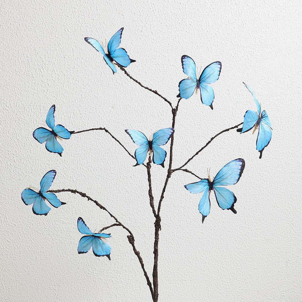 Decorative wall decoration with butterflies