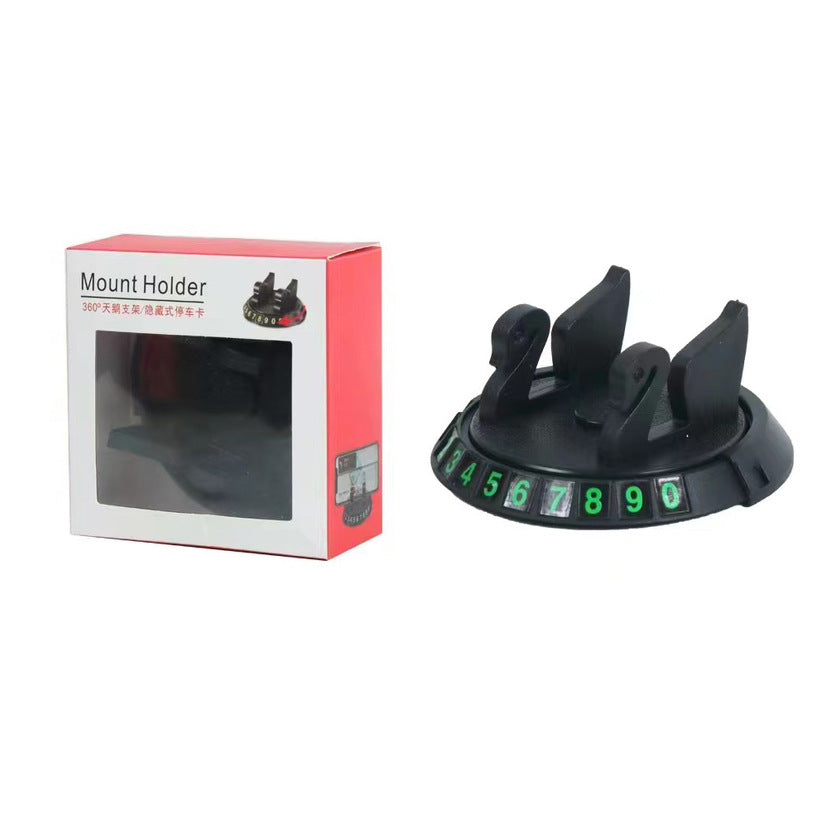 Unisex Multifunctional Holder for Parking Numbers Stornfiled
