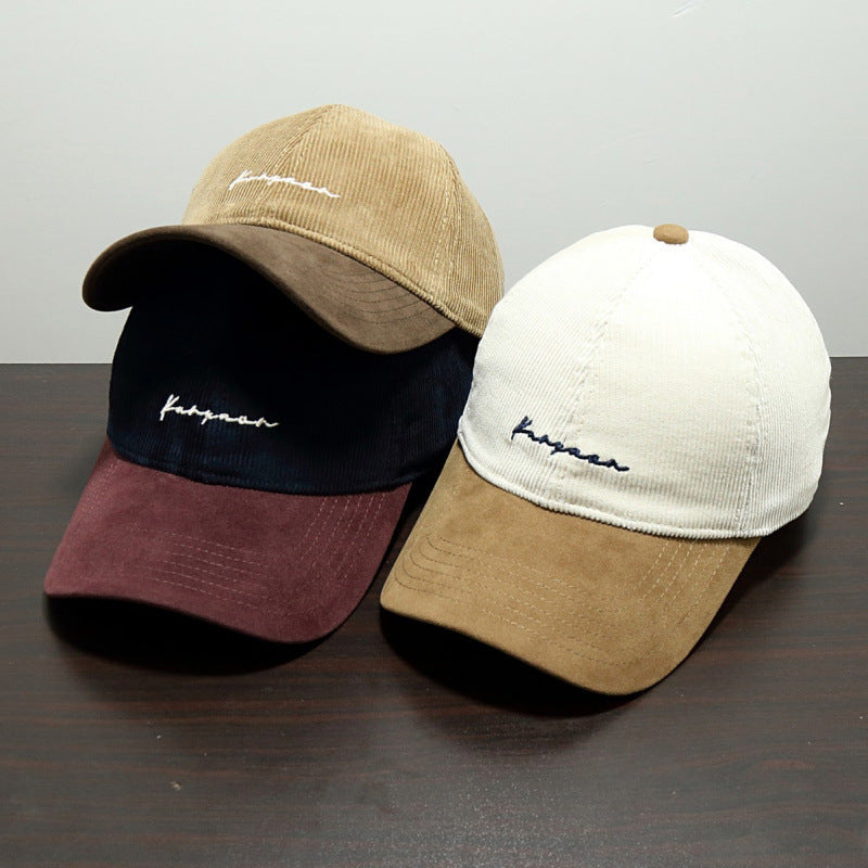 Men's Textured Corduroy Baseball Cap Stornfield