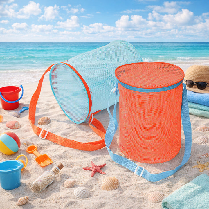Toy storage bag with mesh design Stornfield