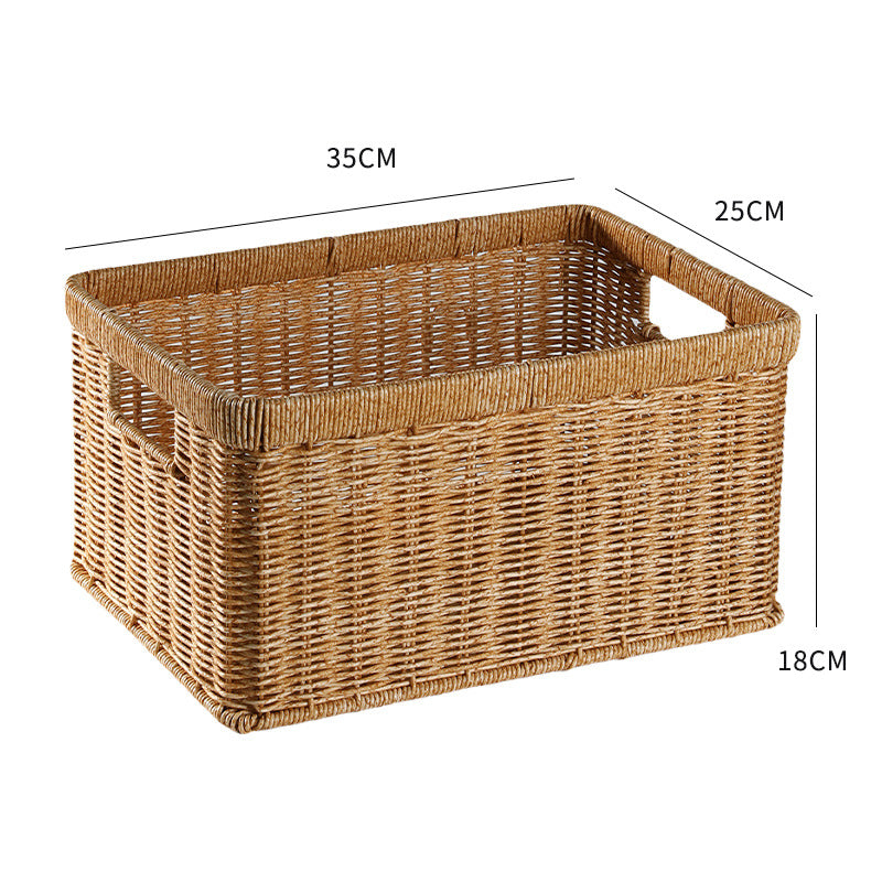 Unisex Practical Storage Basket with Open Handles Stornfield