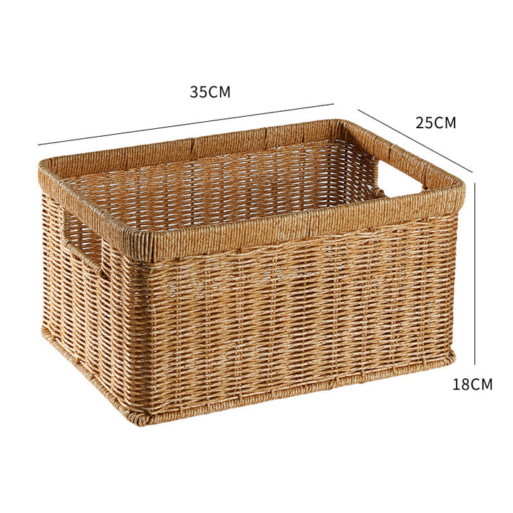 Unisex Practical Storage Basket with Open Handles Stornfield