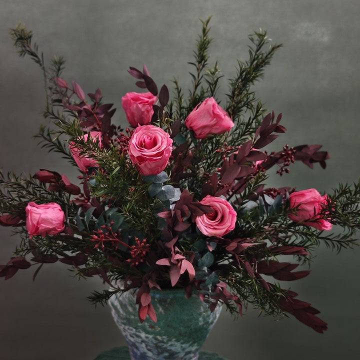 Artistic Dried Flower Bouquet Arrangement