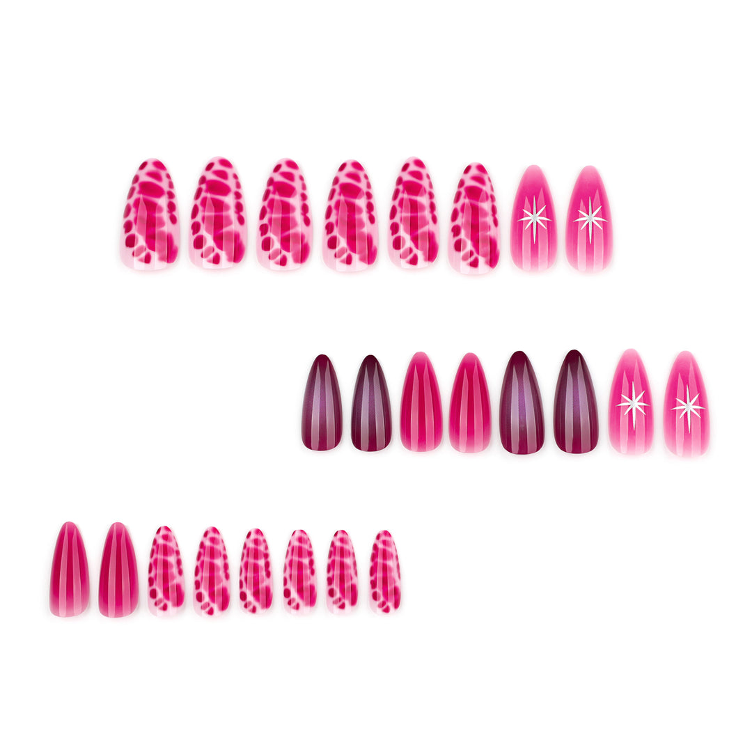 Artistic stiletto nails with elegant gradient and delicate accents Stornfield