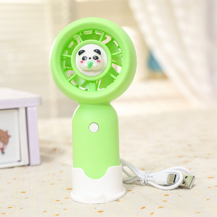 Women Handheld Mini-Fan with USB Charging Function and Ergonomic Design Stornfield