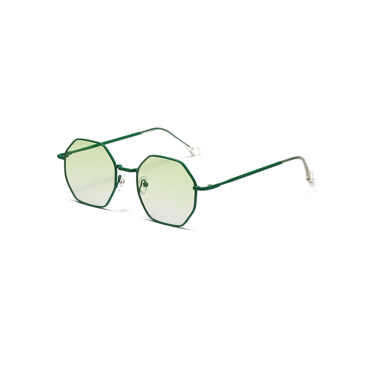 Women's octagonal sunglasses with elegant metal accents Stornfield