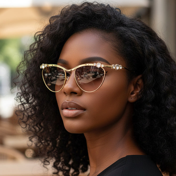 Ladies Designer Sunglasses with Sparkling Details Stornfield