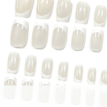 Elegant French Tip Acrylic Nail Extensions Stornfield 1789915965