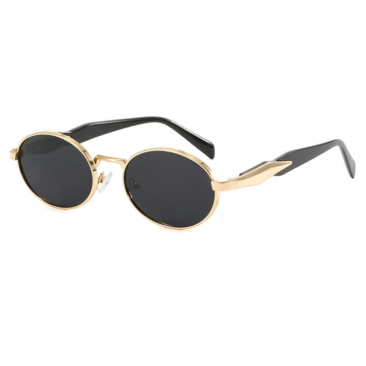 Women's designer sunglasses with high-quality round frame and protective UV filter Stornfield