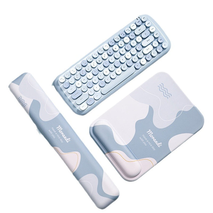Decorative Ergonomic Mouse Pad Set