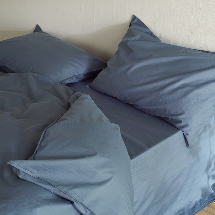 Washed Linen Duvet Cover and Pillowcase Set