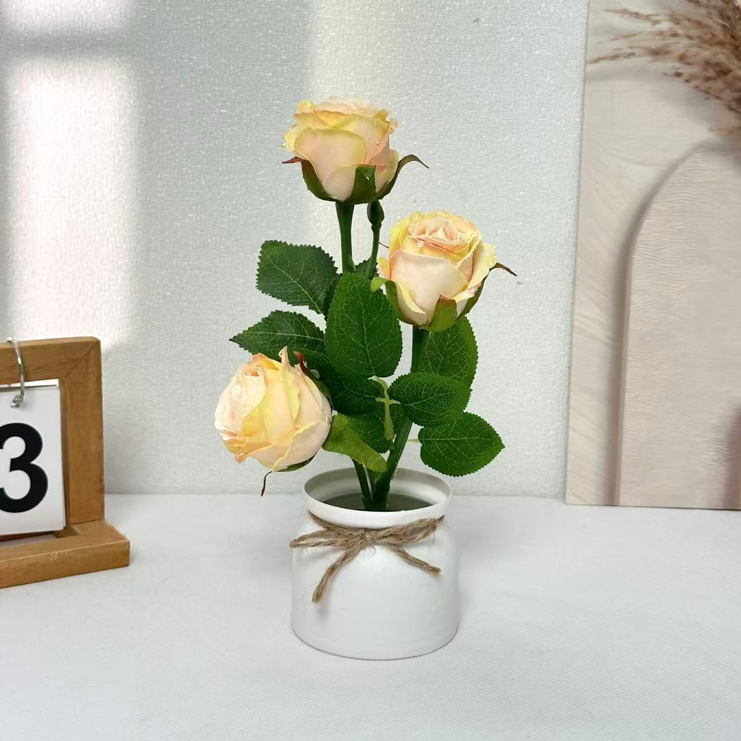Lifelike Decorative Floral Arrangement