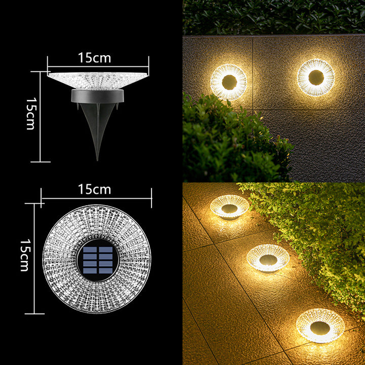 Decorative Solar Acrylic Petal Garden Stake LED Pathway Light Stornfield