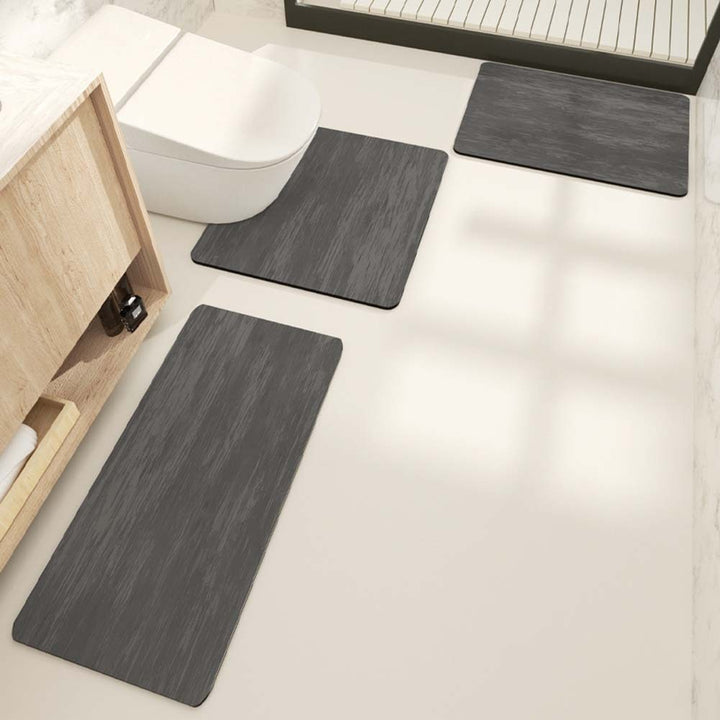 Modern Geometric Bath Mat Set