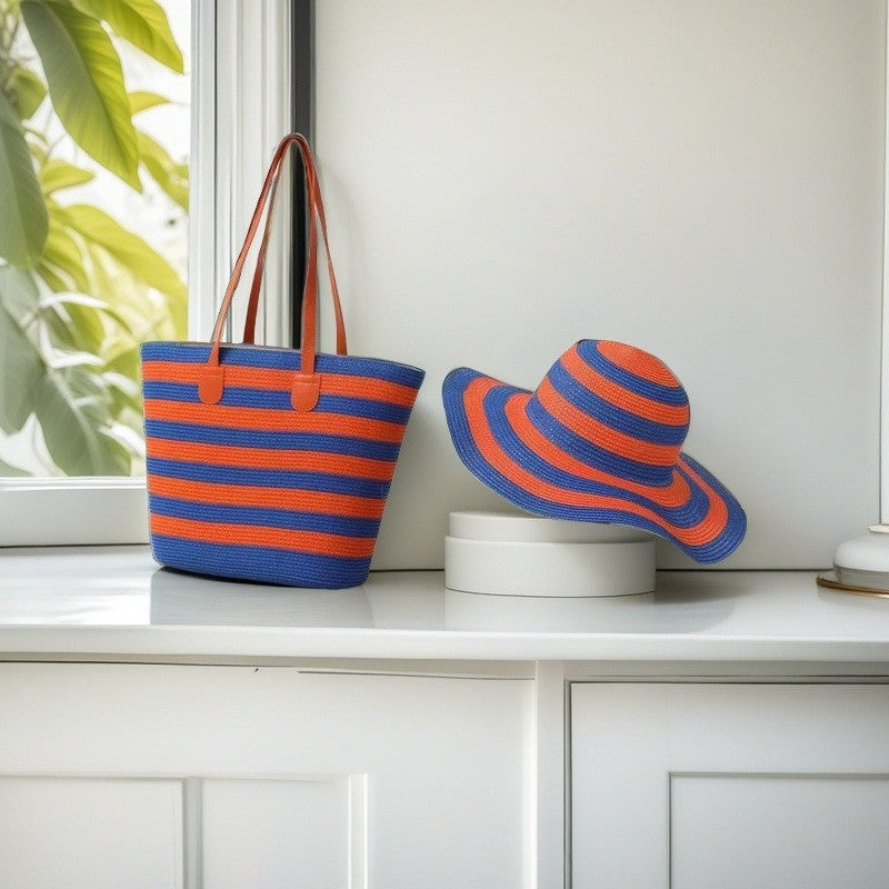 Beach bag and sun hat Stornfield