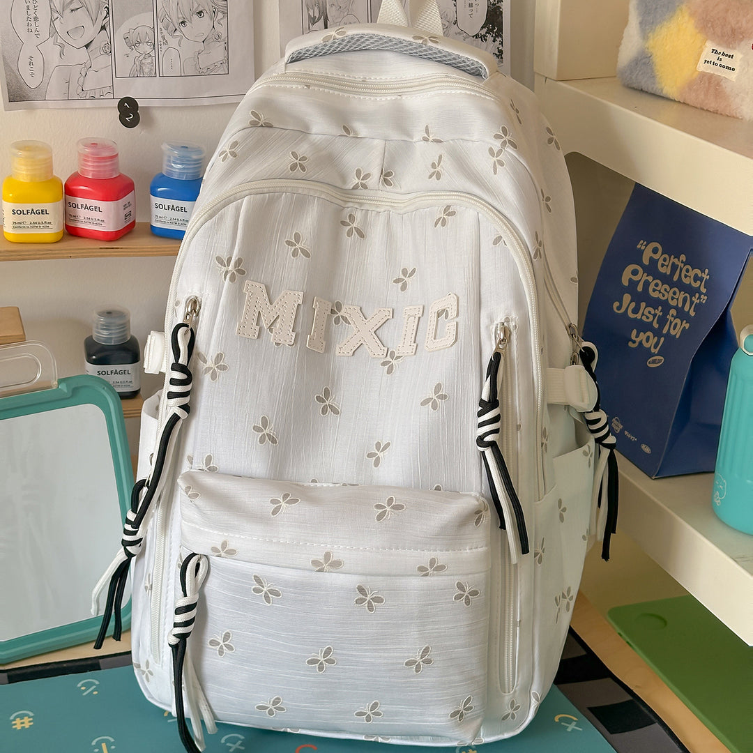 Floral Appliqué Stylish Backpack Stornfield
