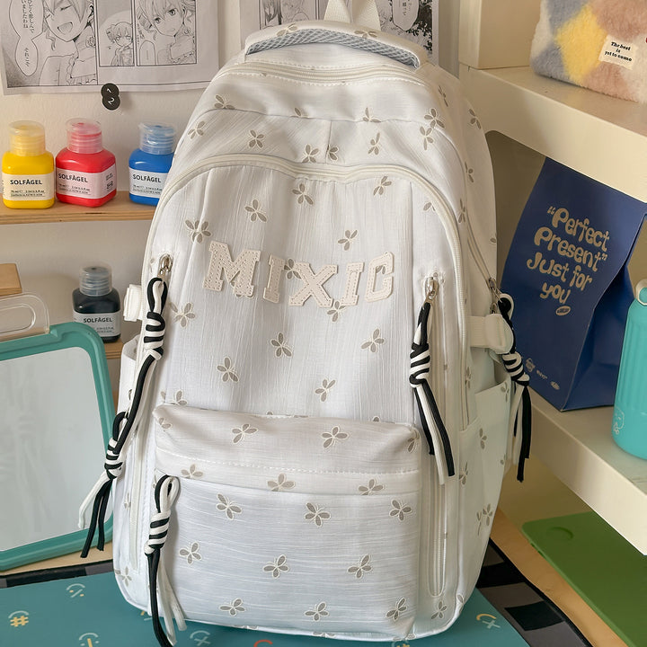 Floral Appliqué Stylish Backpack Stornfield