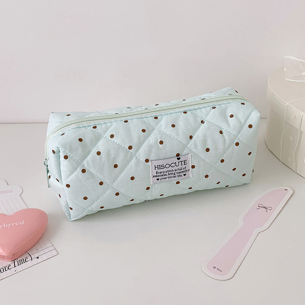Quilted Elegance Pencil Case