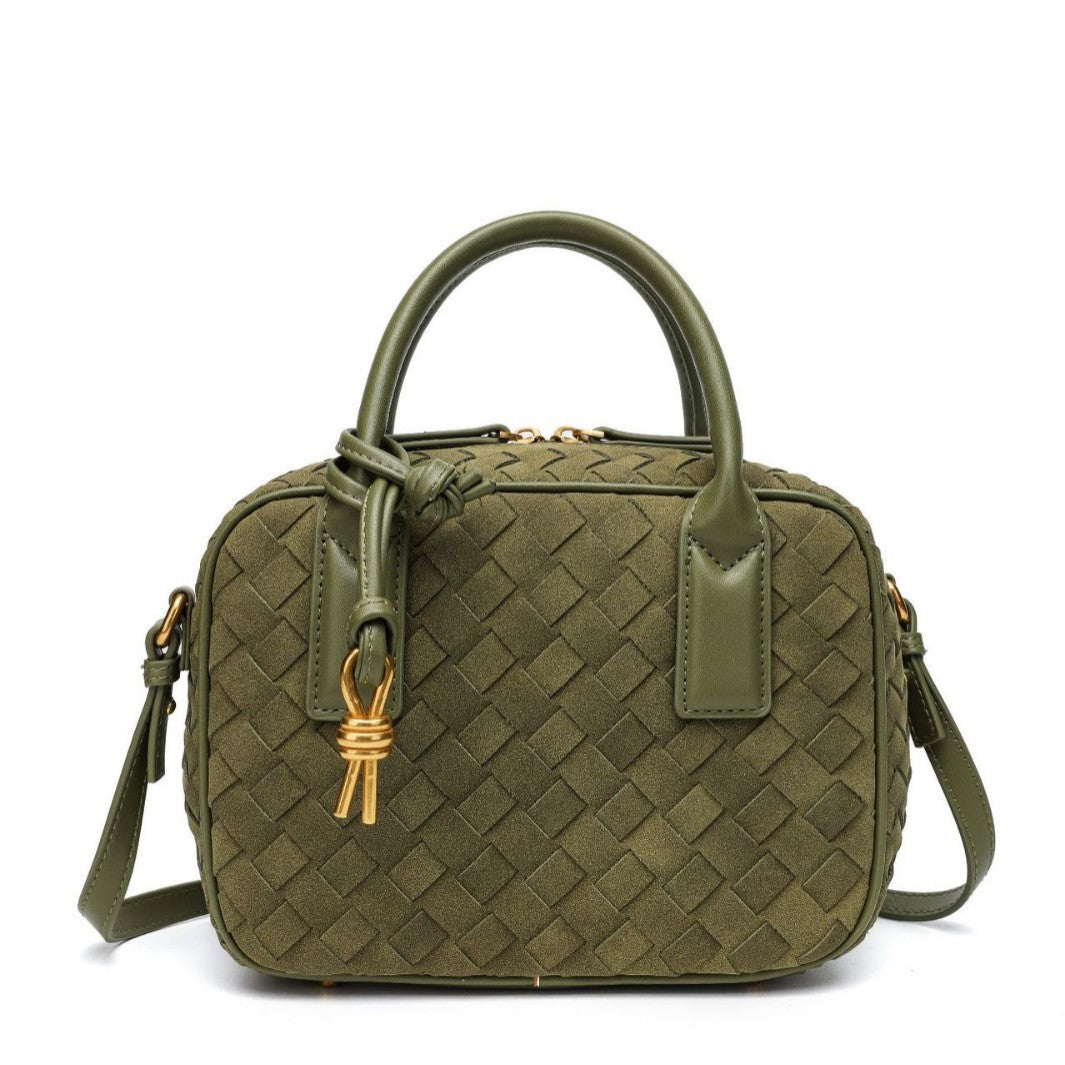 Textured Leather Boutique Handbag Stornfield