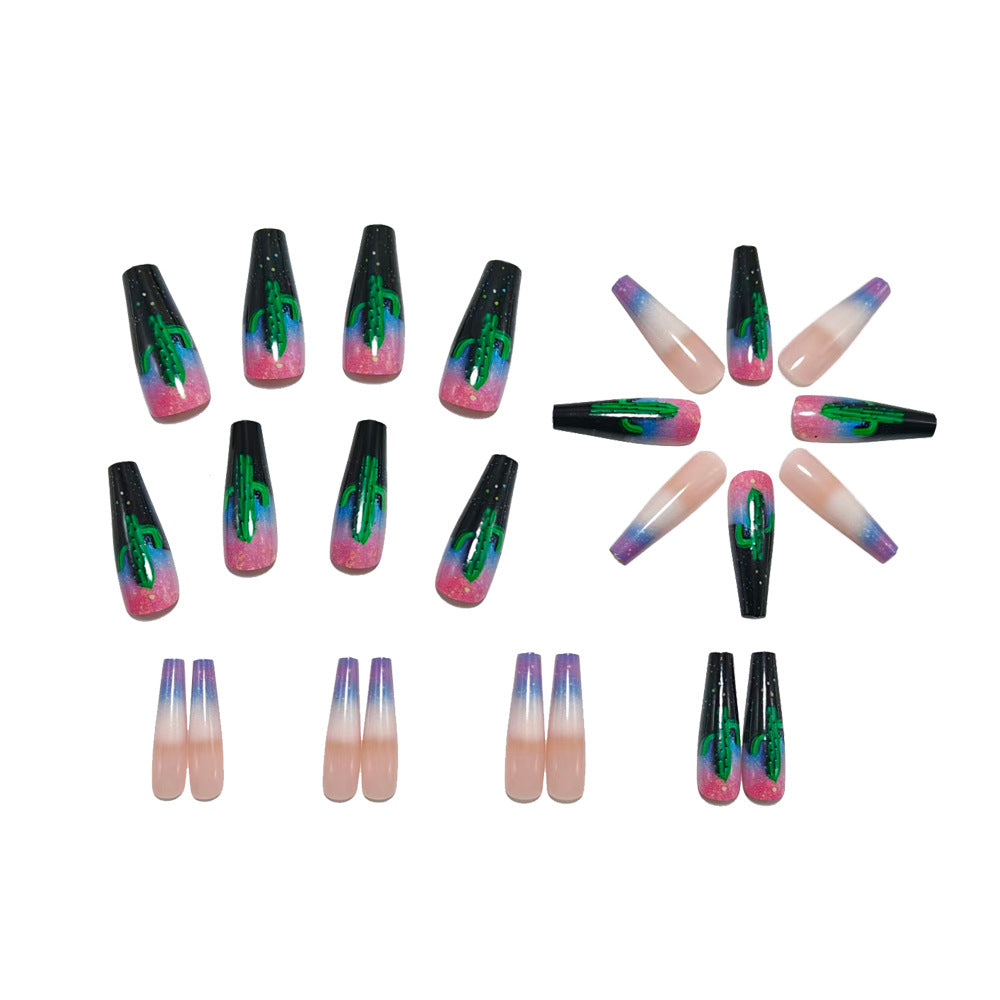 Creative Nail Art with Cactus Design Stornfield