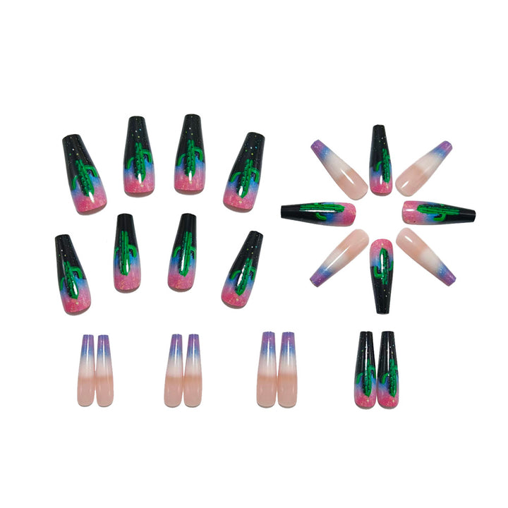 Creative Nail Art with Cactus Design Stornfield