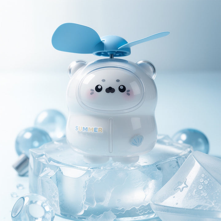 Ladies handy mini fan with animal design Stornfield