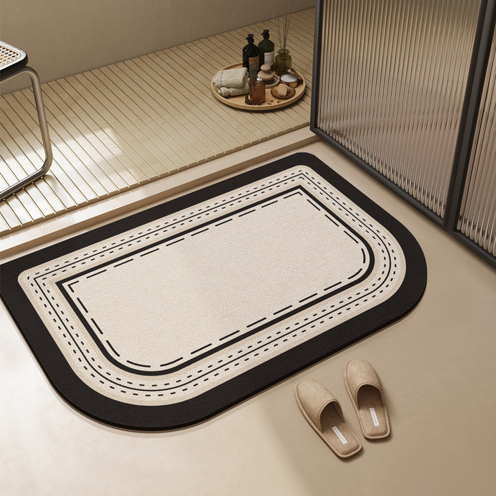 Modern Textured Bathroom Mat