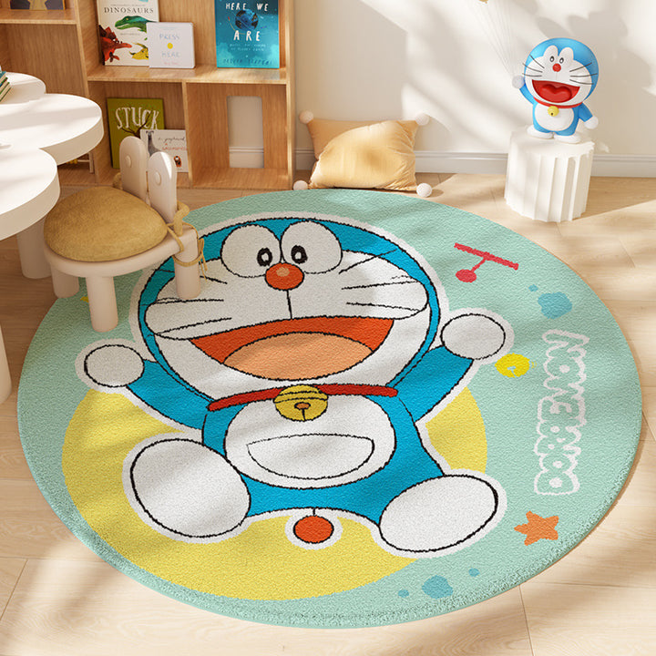 Playful Cartoon Character Area Rug