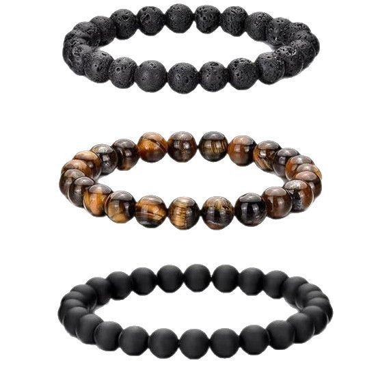 Natural Stone Beaded Bracelet Set Stornfield