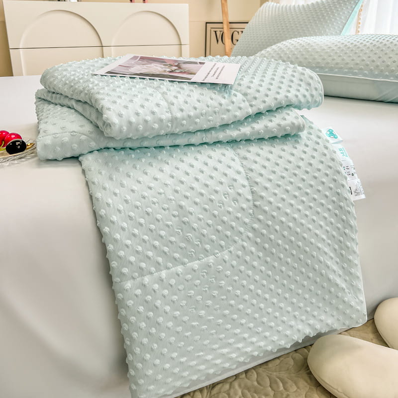 Reversible Textured Ultra-Soft Ice Cream-Like Cooling Summer Comforter | Stornfield