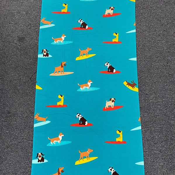 Beach towel with tropical flamingo design Stornfield
