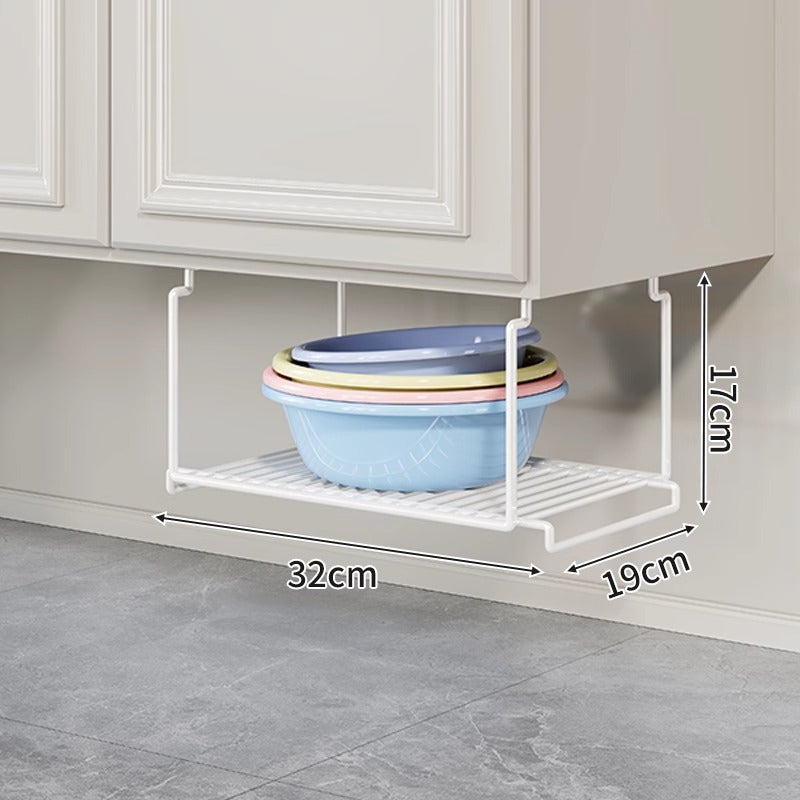 Under-Cabinet Hanging Sliding Wire Storage Shelf