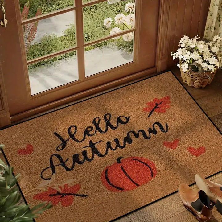 Leaf Pattern Decorative Doormat Stornfield
