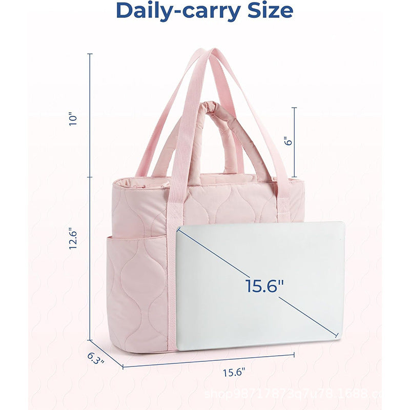 Padded tote bag with practical outer pockets Stornfield