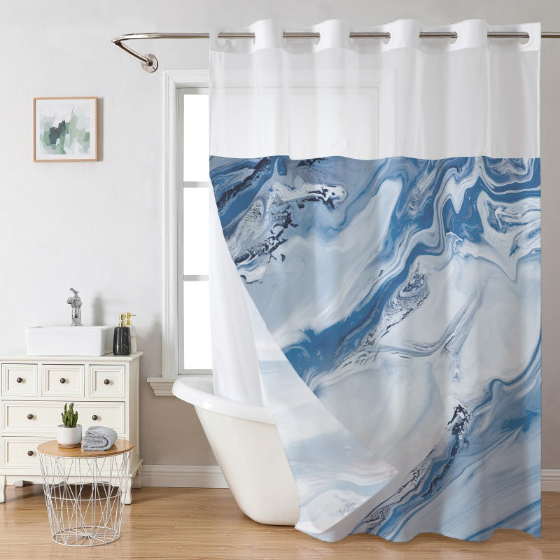 Luxury Marble Design Shower Curtain Stornfield