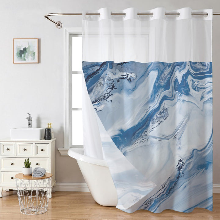 Luxury Marble Design Shower Curtain Stornfield