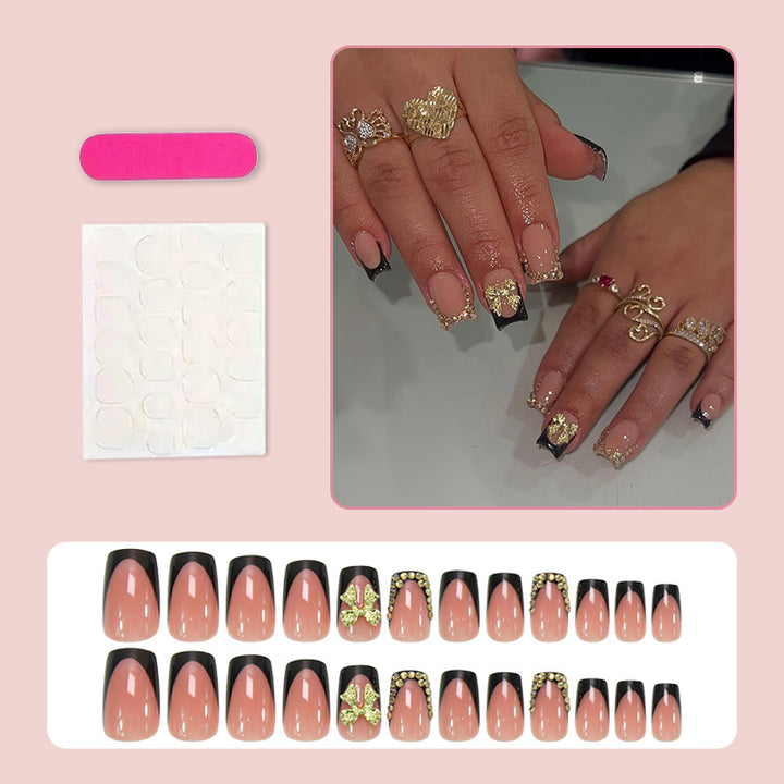 Artificial Nail Art Set with Glamorous Decorations Stornfield