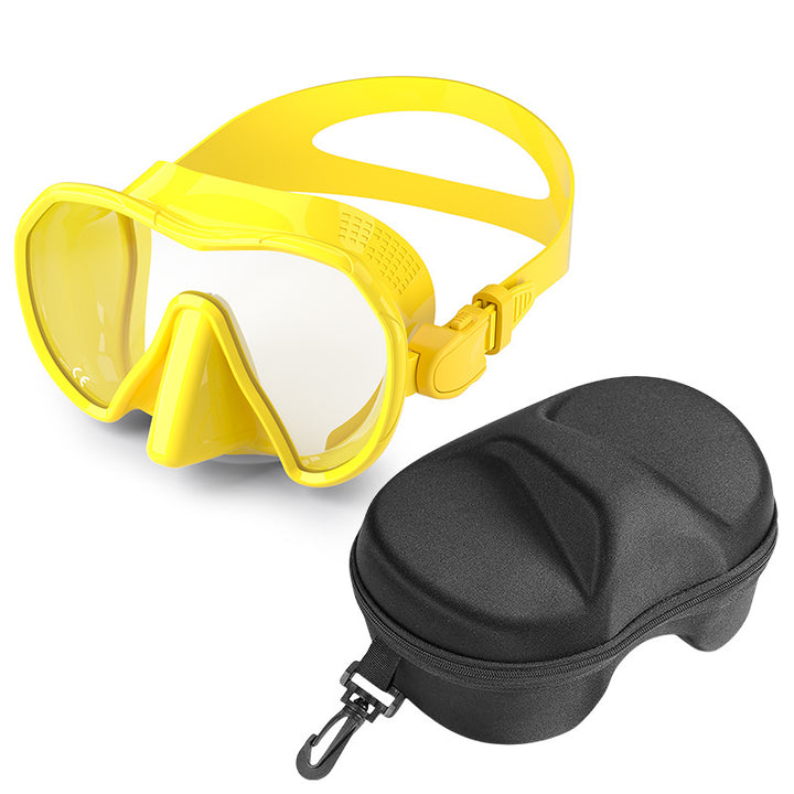 Diving mask with wide field of vision and comfortable wearing comfort Stornfield