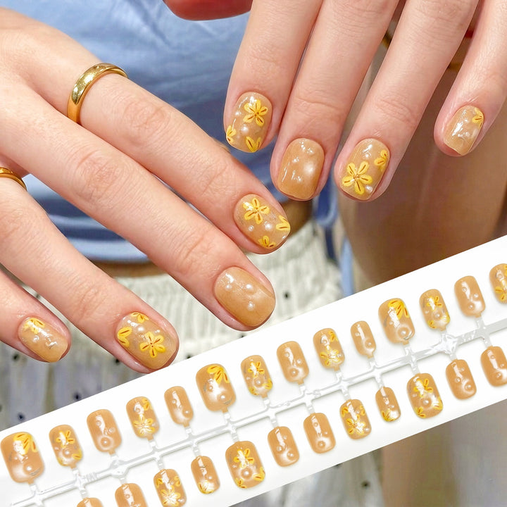 Floral Art Press-On Nail Set  1791646054