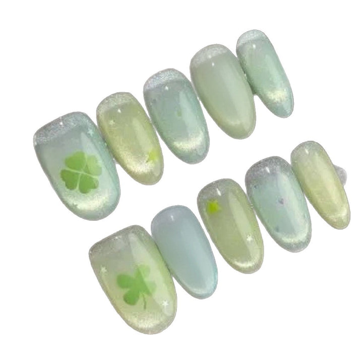 Nature-Inspired Press-On Nail Set Stornfield