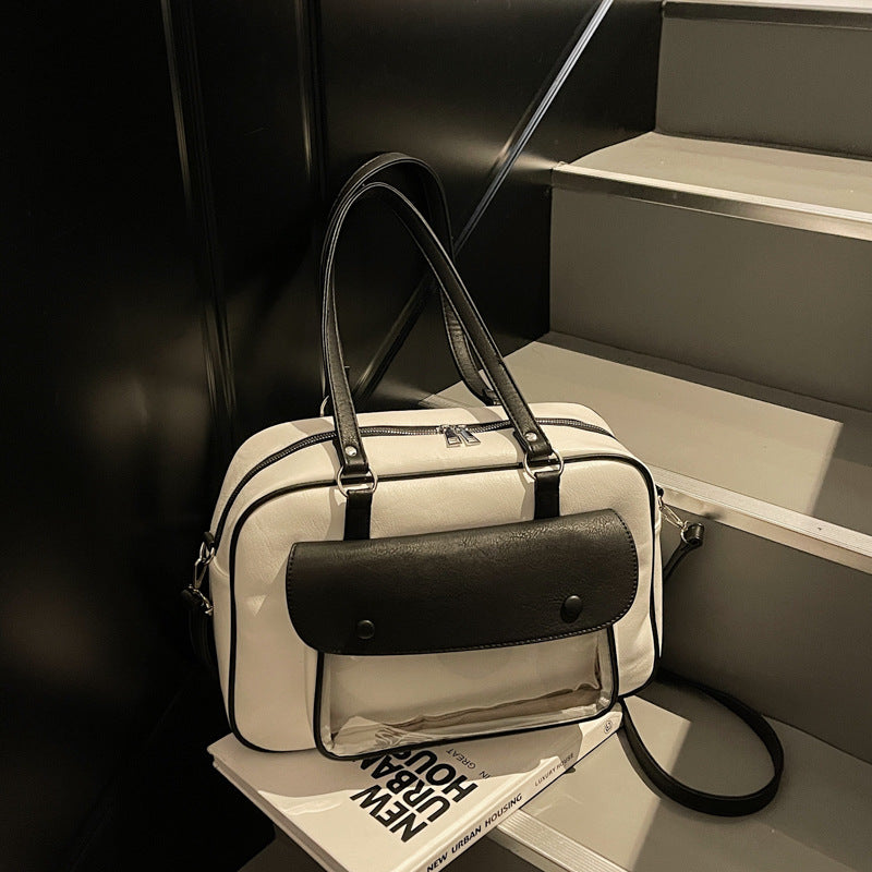 Elegant shoulder bag with multifunctional compartments Stornfield
