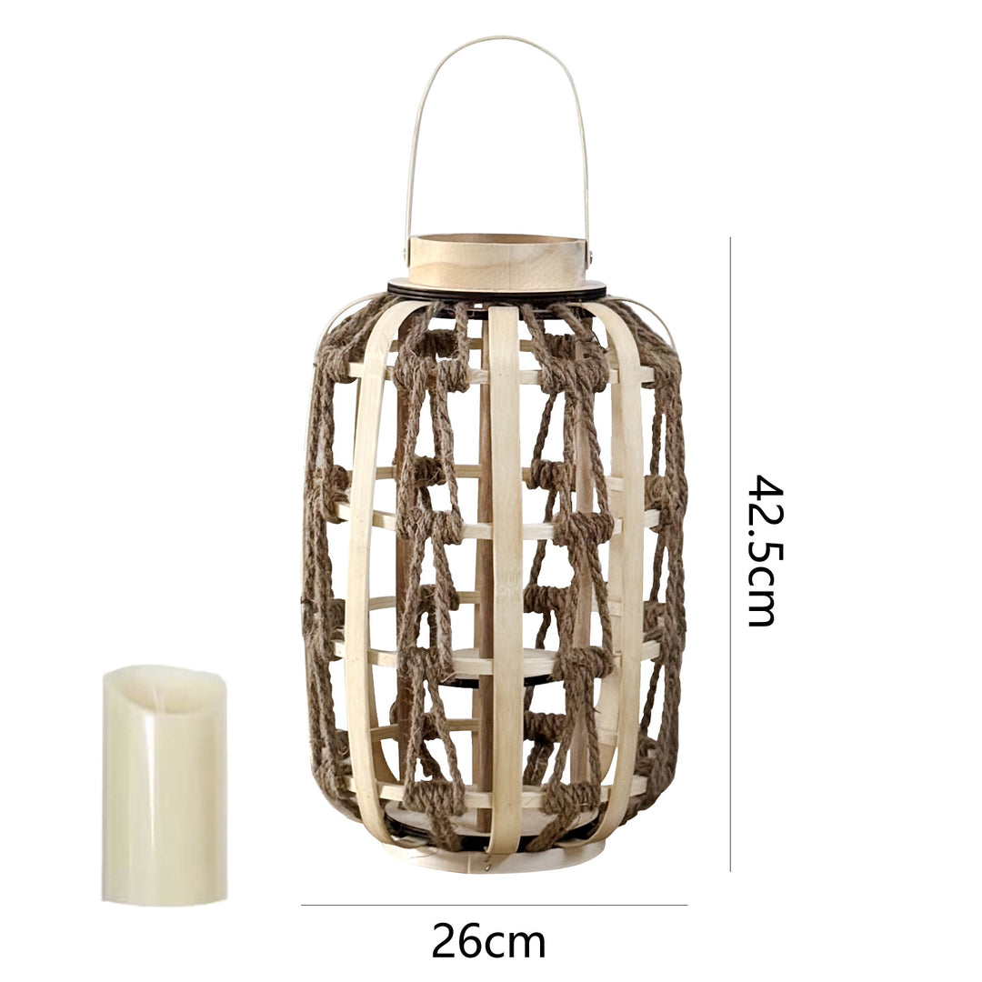 Decorative Rattan Lantern Stornfield