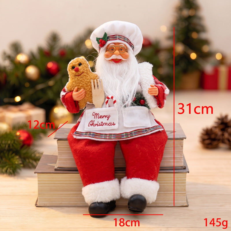 Nostalgic Santa Claus figure with gingerbread cookie mold Stornfield