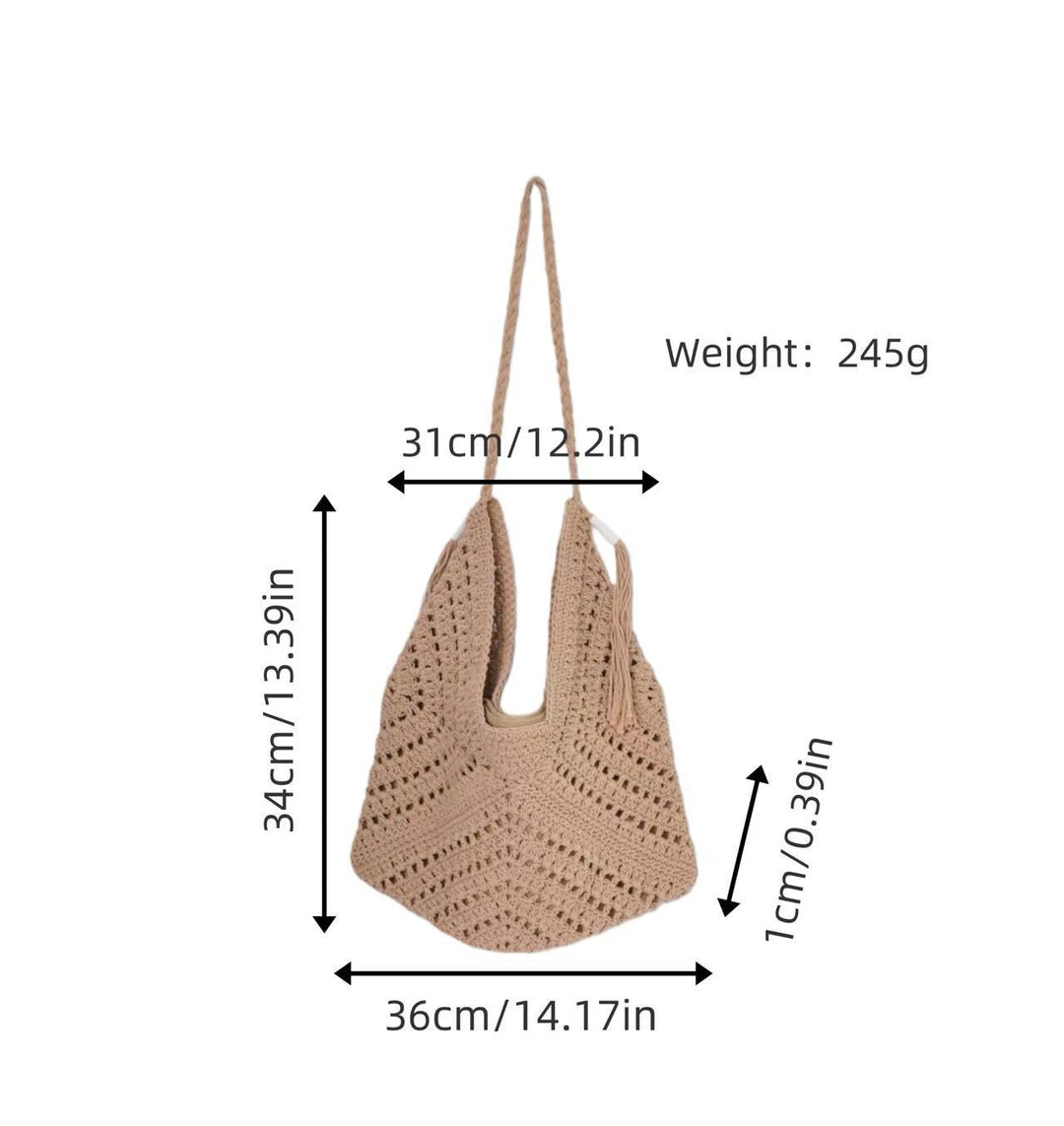 Handcrafted net tote bag Stornfield