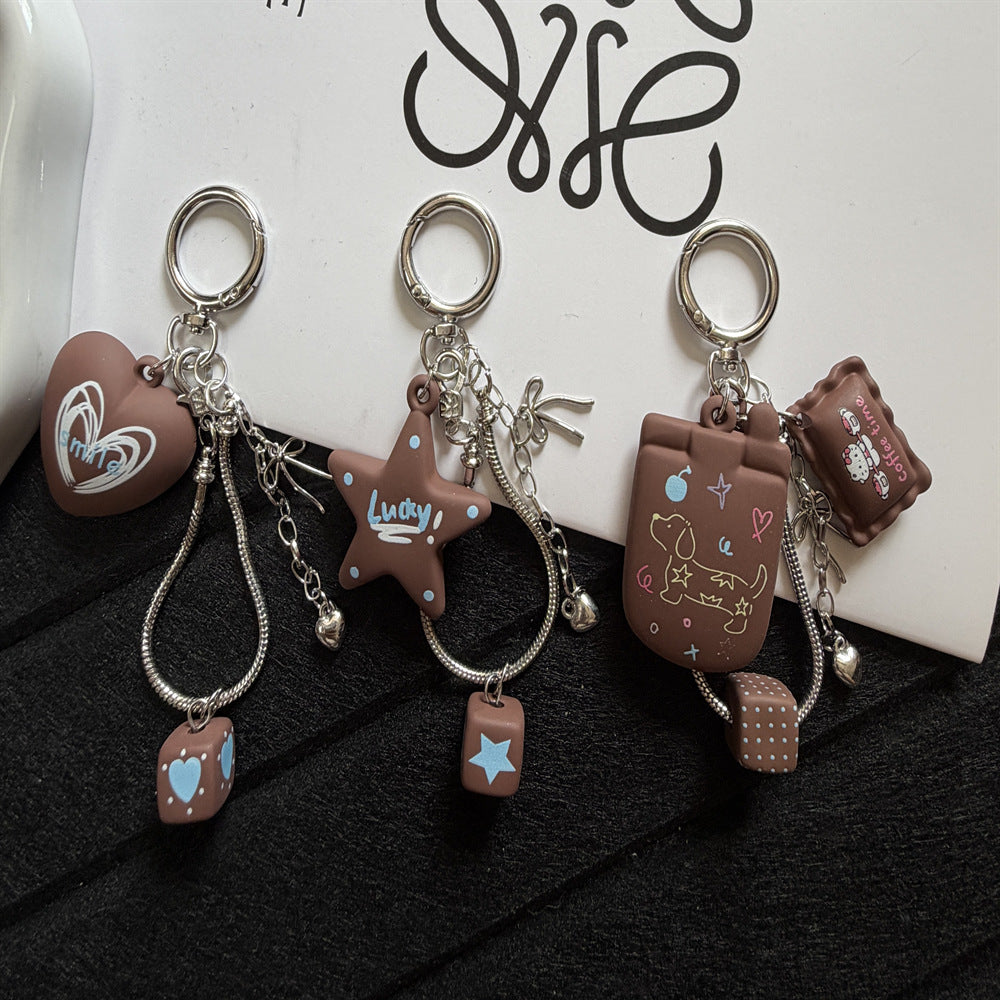 Playful Star-Themed Key Charm Stornfield