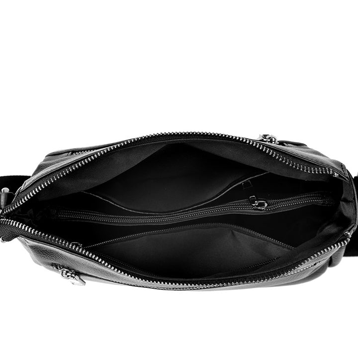 Textured Leather Crossbody Bag Stornfield